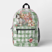 Farm Amimal Backpack With Truck