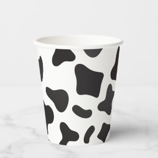 Farm Animal Birthday Cow Print Paper Cups