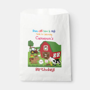 Farm Animal Birthday Goody/Favour Bag