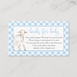 Farm Animal Books for Baby Enclosure Card