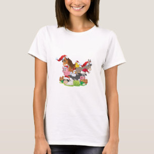Farm Animal Christmas T-Shirt