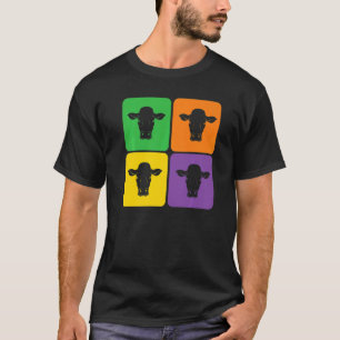 Farm Animal Cow  Farming Farmer Pop Cow  1 T-Shirt