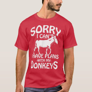 Farm Animal Donkey Lover Farmer Farming Funny Donk T-Shirt