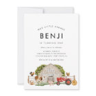 Farm Animal Kids Farmer 1st Birthday Party