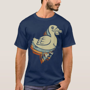 Farm Animal Lover Bird Farmer Retro Duck T-Shirt