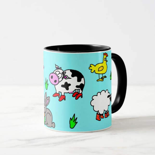 Farm Animal Mug (Front Right)