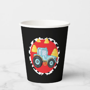 Farm Animal Tractor Birthday Party Cup Decor