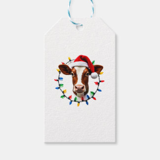 Farm Animal Xmas Pajamas Costume Farmer Christmas  Gift Tags