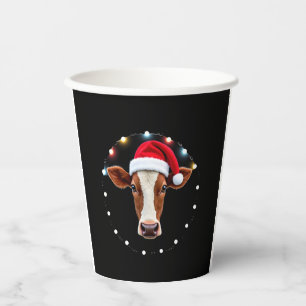 Farm Animal Xmas Pajamas Costume Farmer Christmas  Paper Cups