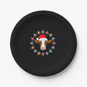 Farm Animal Xmas Pajamas Costume Farmer Christmas  Paper Plate