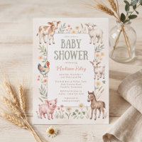 Farm Animals Baby Shower