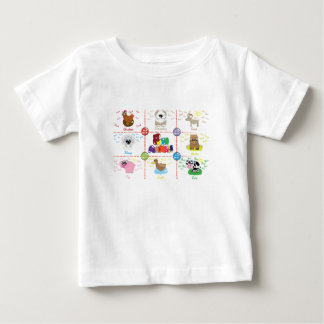 Farm Animals Baby T-Shirt