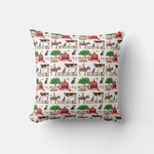Farm Animals & Barn Cushion