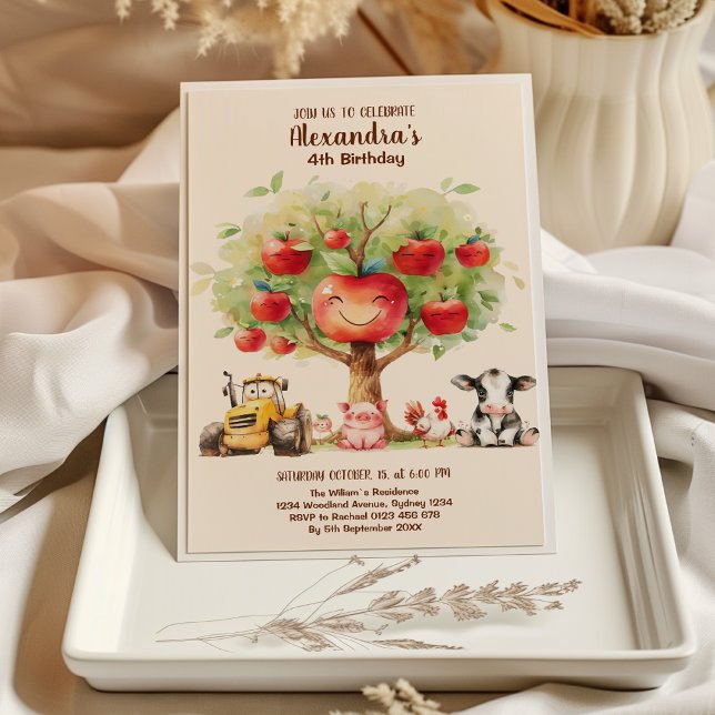 Farm Animals Barnyard Birthday Invitation (Creator Uploaded)