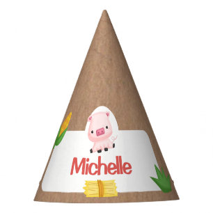 Farm Animals Barnyard Birthday Party Hat
