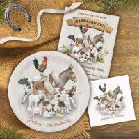 Farm Animals Barnyard Birthday Party