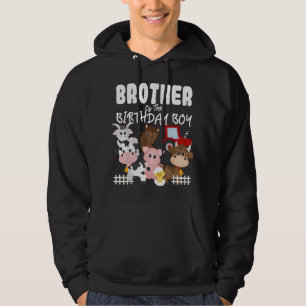 Farm Animals Barnyard Farm House Brother Of The Bi Hoodie