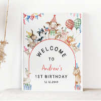 Farm Animals Birthday Barnyard Welcome
