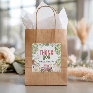 Farm Animals Birthday Favor Tags