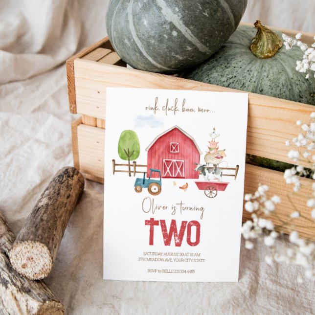 Farm Animals Birthday Invitation (Creator Uploaded)