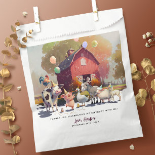 Farm Animals Birthday Party Favour Bag