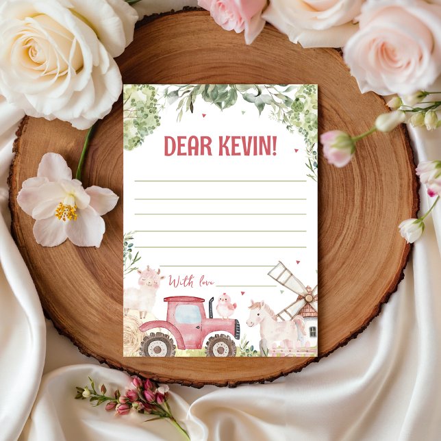 Farm Animals Birthday Time Capsule Card (Creator Uploaded)