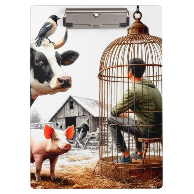 Farm Animals Clipboard (Front)