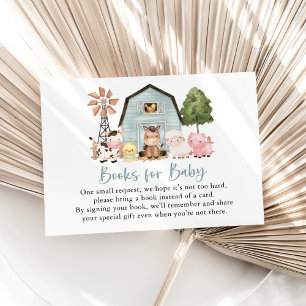 Farm Animals, Cute Animals, Barn, Books For Baby Enclosure Card