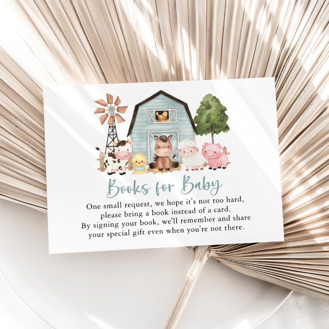 Farm Animals, Cute Animals, Barn, Books For Baby Enclosure Card (Creator Uploaded)