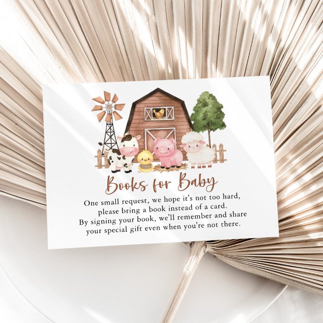 Farm Animals, Cute Animals, Barn, Books For Baby Enclosure Card (Creator Uploaded)