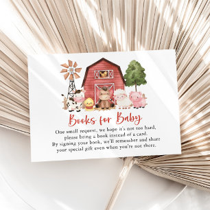 Farm Animals, Cute Animals, Barn, Books For Baby Enclosure Card