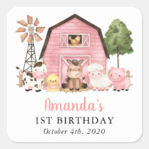 Farm Animals, Cute Animals, Barn, First Birthday