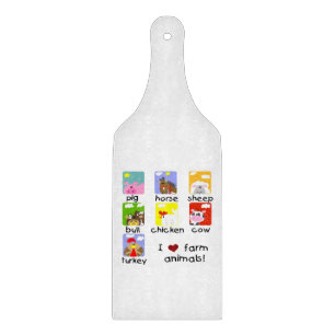 Farm Animals Cutting Board