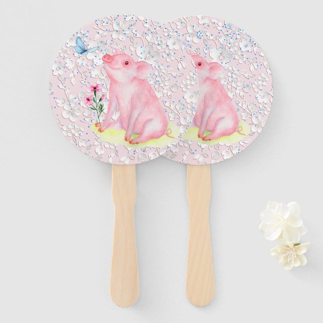 Farm Animals  Hand Fan (Front and Back)