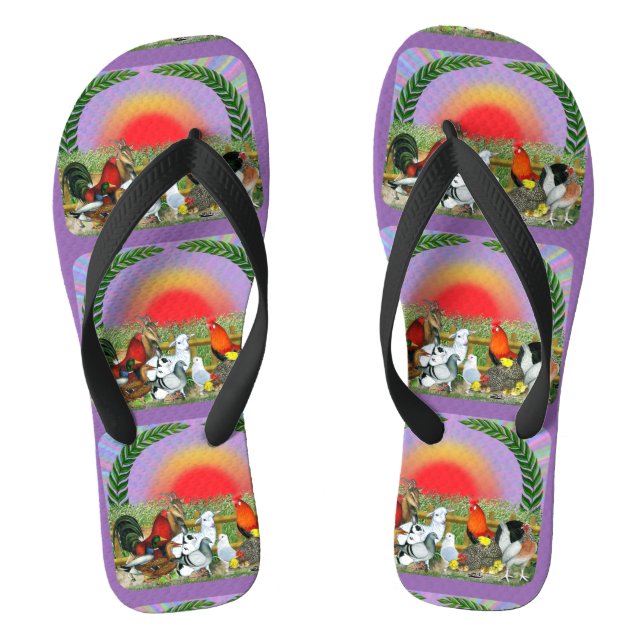 Farm Animals Jandals (Footbed)