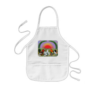 Farm Animals Kids Apron