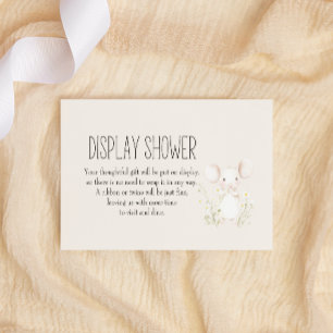 Farm Animals Meadow Friends Baby Display Shower Card