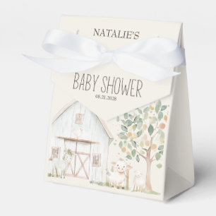 Farm Animals Meadow Friends Baby Shower Favour Box