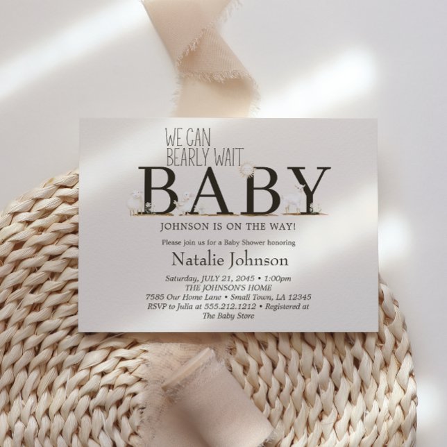 Farm Animals Meadow Friends Baby Shower Invitation (Creator Uploaded)