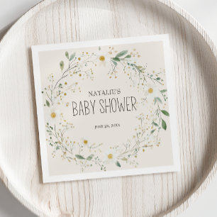 Farm Animals Meadow Friends Baby Shower Napkin