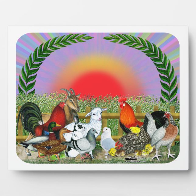 Farm Animals Plaque (Front)