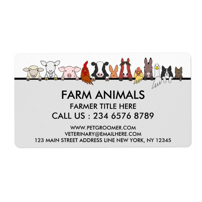 Farm Animals Sheep Chicken Cow client (Front)