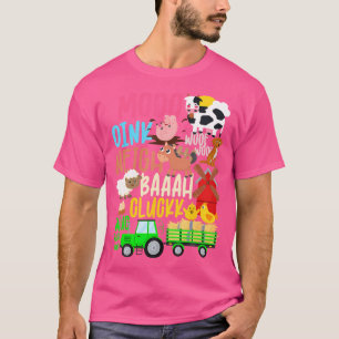 Farm Animals Sounds Oink Baa Neigh Cluck Moo Toddl T-Shirt