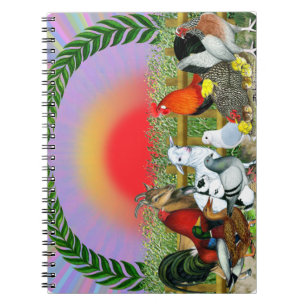 Farm Animals Spiral Notebook