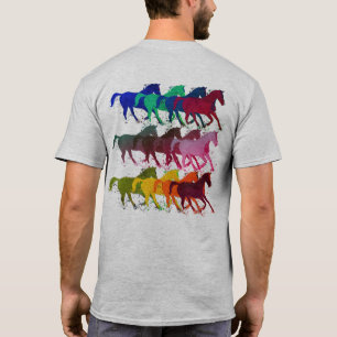farm animals, stylish horses T-Shirt