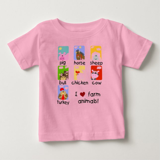 Farm Animals Tshirts and Gifts (Front)