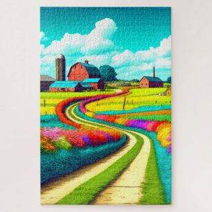 Farm Art Jigsaw Puzzle