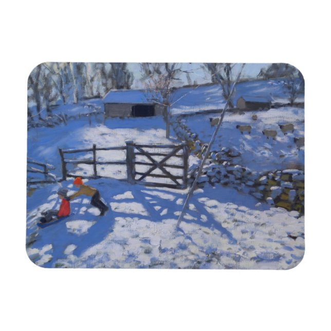 Farm at Elton near Rowsley 2008 Magnet (Horizontal)