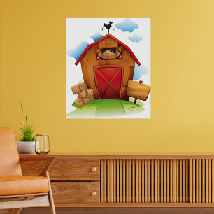 Farm Barn Poster