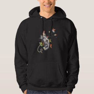 Farm Bird Animal Farmer Dandelion Chicken Hoodie